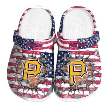 Personalized Pittsburgh Pirates Freedom Splinter Crocs Best selling