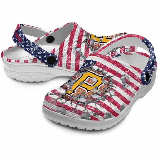 Personalized Pittsburgh Pirates Freedom Splinter Crocs Latest Model