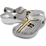 Personalized Pittsburgh Pirates Pinstripe Pattern Crocs Best selling