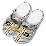 Personalized Pittsburgh Pirates Pinstripe Pattern Crocs Best selling