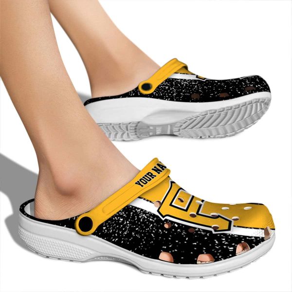 Personalized Pittsburgh Pirates Vertical Stripes Crocs High quality