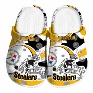Personalized Pittsburgh Steelers Football Helmet Crocs Best selling