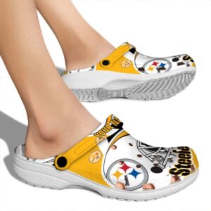 Personalized Pittsburgh Steelers Football Helmet Crocs High quality