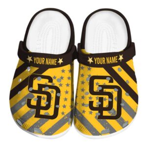 Personalized San Diego Padres Star Spangled Graphic Crocs Best selling