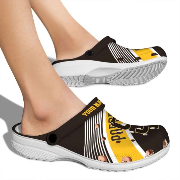 Personalized San Diego Padres Vibrant Dual Tone Crocs High quality