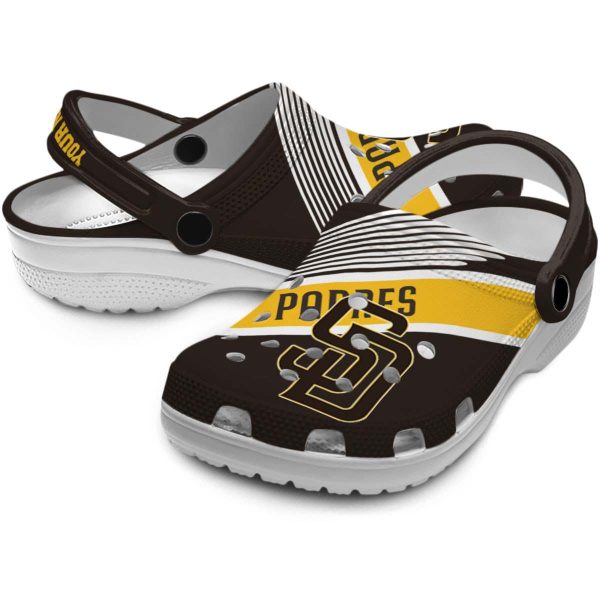 Personalized San Diego Padres Vibrant Dual Tone Crocs Latest Model