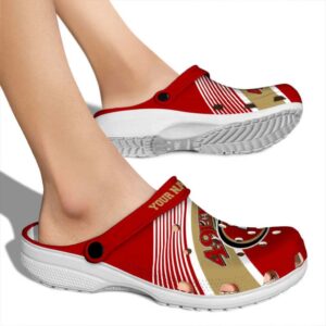 Personalized San Francisco 49ers Vibrant Dual Tone Crocs High quality