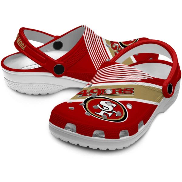 Personalized San Francisco 49ers Vibrant Dual Tone Crocs Latest Model
