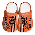 Personalized San Francisco Giants Contrasting Stripes Crocs Best selling