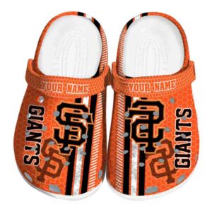 Personalized San Francisco Giants Contrasting Stripes Crocs Best selling