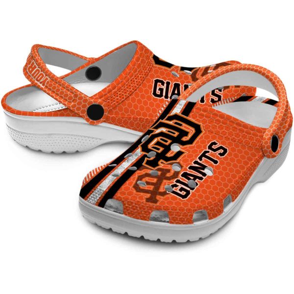 Personalized San Francisco Giants Contrasting Stripes Crocs Latest Model