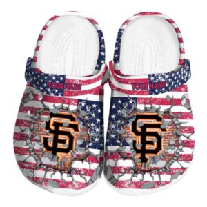 Personalized San Francisco Giants Freedom Splinter Crocs Best selling