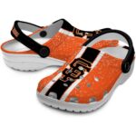 Personalized San Francisco Giants Vertical Stripes Crocs Best selling