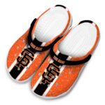 Personalized San Francisco Giants Vertical Stripes Crocs Best selling