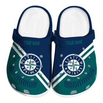 Personalized Seattle Mariners Baseball Motif Crocs Best selling