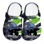 Personalized Seattle Seahawks Baseball Helmet Clog 1 Personalized Seattle Seahawks Baseball Helmet Crocs Best selling