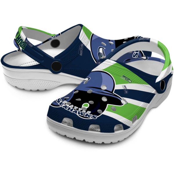 Personalized Seattle Seahawks Baseball Helmet Crocs Latest Model