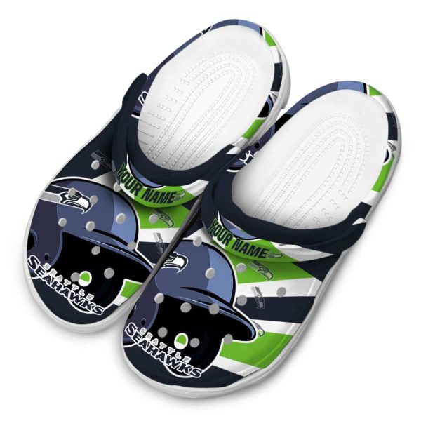 Personalized Seattle Seahawks Baseball Helmet Crocs Trendy