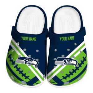 Personalized Seattle Seahawks Football Motif Crocs Best selling