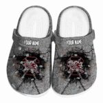 Personalized South Carolina Gamecocks Cracked Ground Texture Crocs Best selling