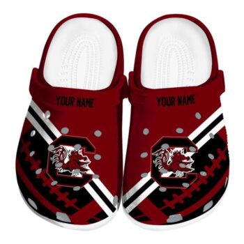Personalized South Carolina Gamecocks Football Motif Crocs Best selling