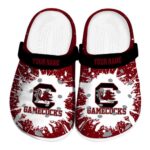Personalized South Carolina Gamecocks Splash Art Crocs Best selling
