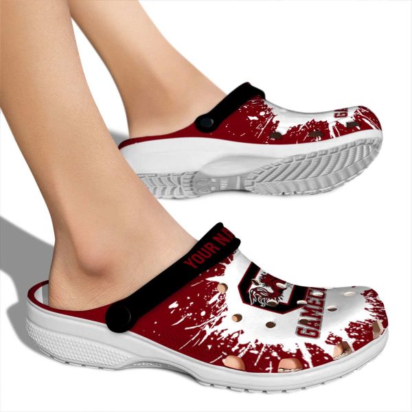 Personalized South Carolina Gamecocks Splash Art Crocs High quality