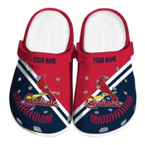 Personalized St Louis Cardinals Baseball Motif Crocs Best selling