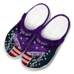 Personalized TCU Horned Frogs Star Spangled Side Pattern Crocs Best selling