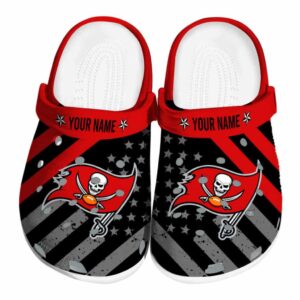 Personalized Tampa Bay Buccaneers Star Spangled Graphic Crocs Best selling
