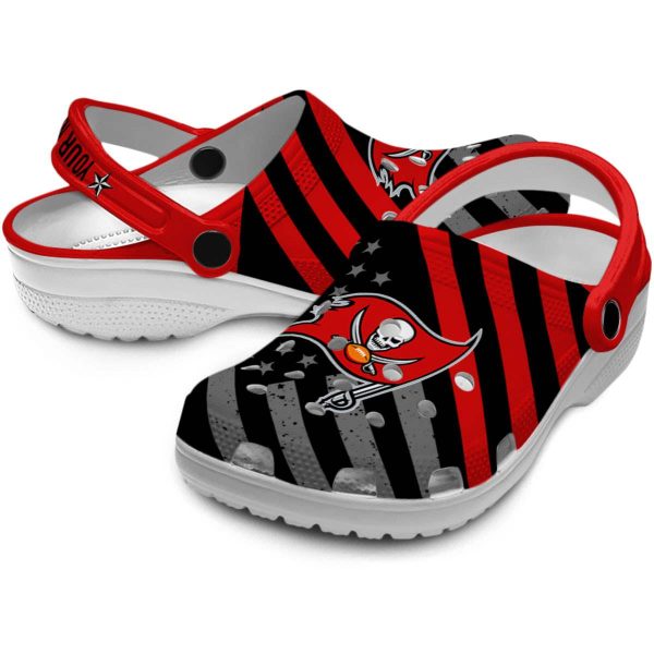 Personalized Tampa Bay Buccaneers Star Spangled Graphic Crocs Latest Model
