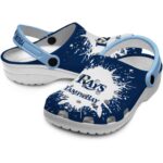 Personalized Tampa Bay Rays Splash Art Crocs Best selling