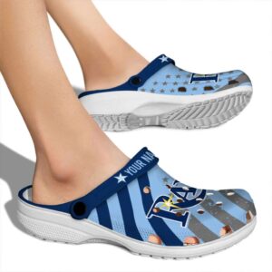 Personalized Tampa Bay Rays Star Spangled Graphic Crocs High quality