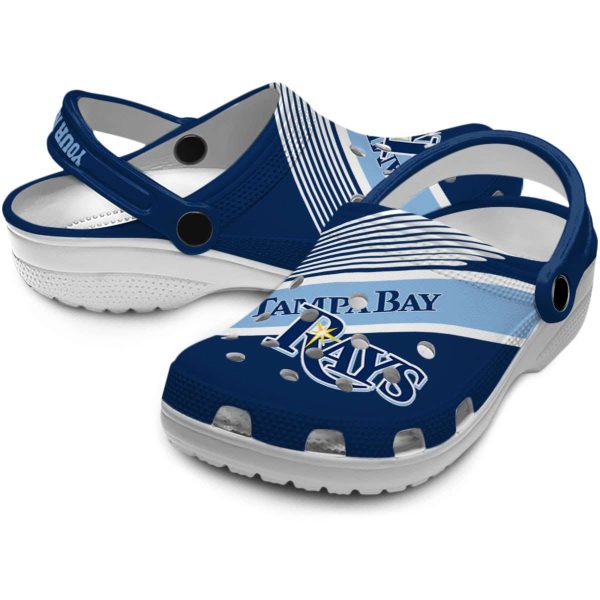 Personalized Tampa Bay Rays Vibrant Dual Tone Crocs Latest Model