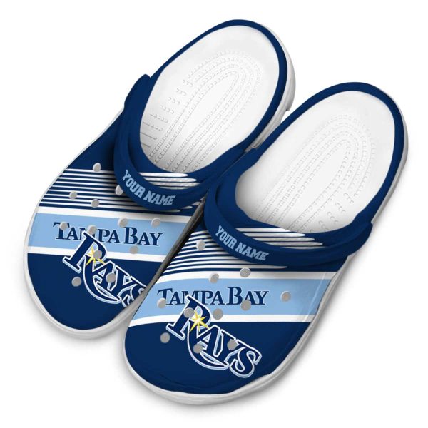 Personalized Tampa Bay Rays Vibrant Dual Tone Crocs Trendy