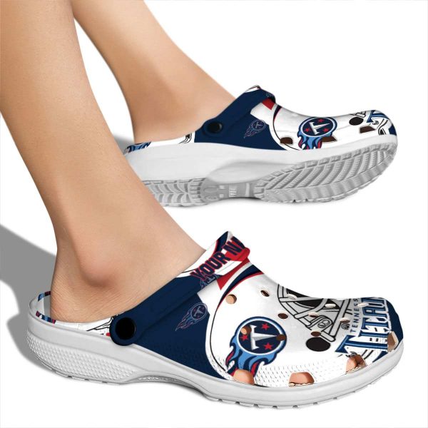 Personalized Tennessee Titans Football Helmet Crocs High quality