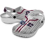 Personalized Tennessee Titans Pinstripe Pattern Crocs Best selling