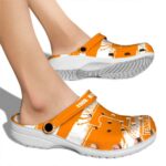 Personalized Tennessee Volunteers Paint Splatter Graphics Crocs Best selling