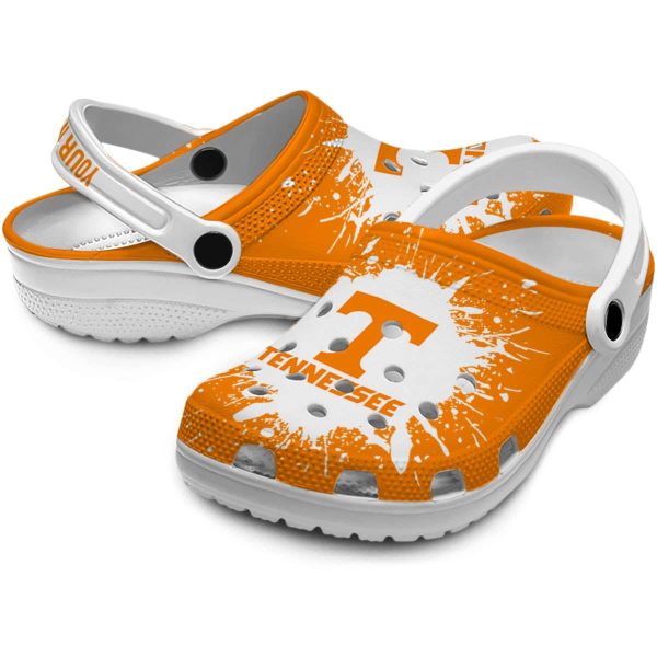 Personalized Tennessee Volunteers Splash Art Crocs Latest Model