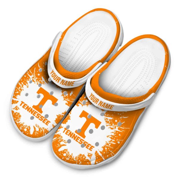 Personalized Tennessee Volunteers Splash Art Crocs Trendy
