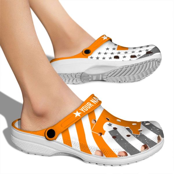 Personalized Tennessee Volunteers Star Spangled Graphic Crocs High quality