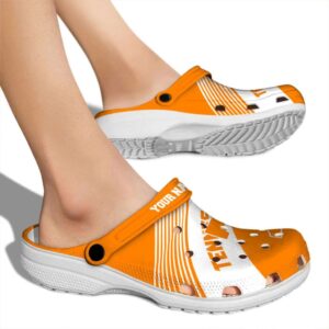 Personalized Tennessee Volunteers Vibrant Dual Tone Crocs High quality