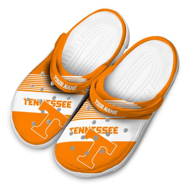 Personalized Tennessee Volunteers Vibrant Dual Tone Crocs Trendy
