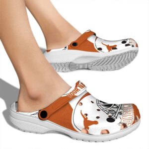Personalized Texas Longhorns Football Helmet Crocs High quality