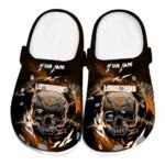 Personalized Texas Longhorns Gothic Skull Crocs Best selling