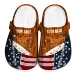 Personalized Texas Longhorns Star Spangled Side Pattern Crocs Best selling