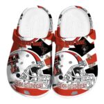 Personalized Texas Tech Red Raiders Football Helmet Crocs Best selling