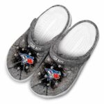 Personalized Toronto Blue Jays Cracked Ground Texture Crocs Best selling