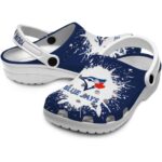 Personalized Toronto Blue Jays Splash Art Crocs Best selling