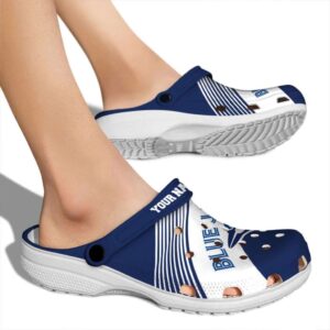 Personalized Toronto Blue Jays Vibrant Dual Tone Crocs High quality